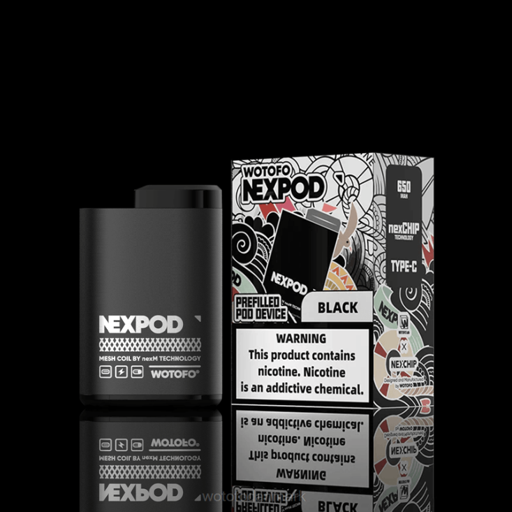 Wotofo NEXPOD enhed sort - Wotofo København 880BD42