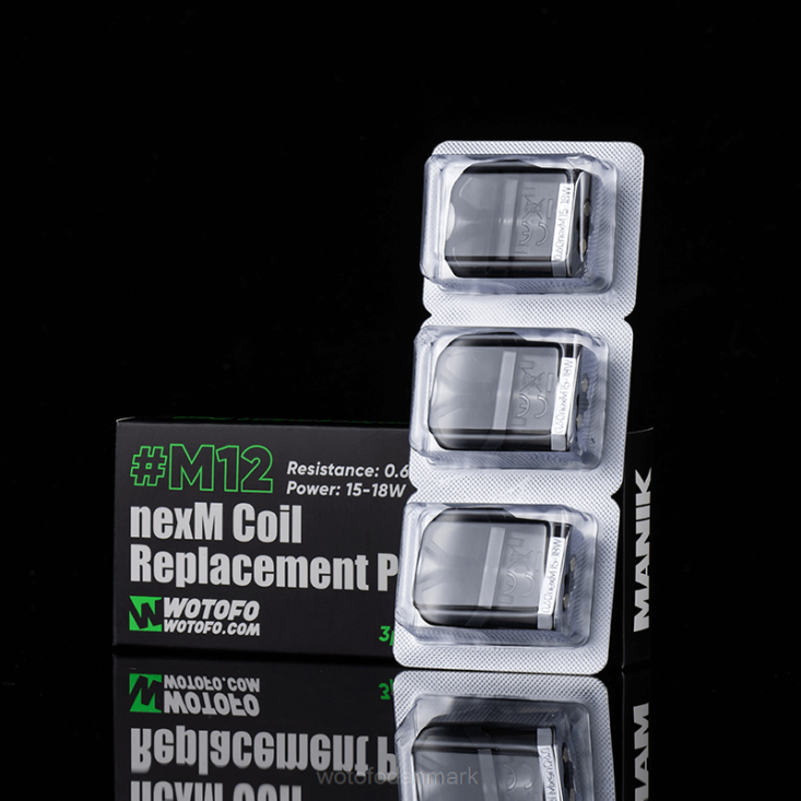 Wotofo MANIK mini udskiftning pod m12 nexmesh spole indbygget 3 stk - Wotofo vape review 880BD88