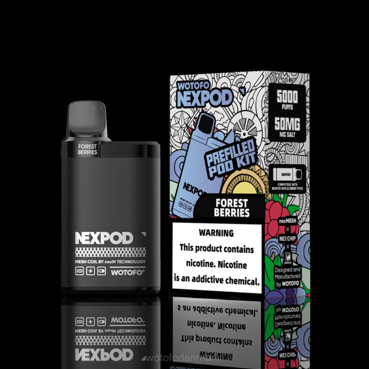 Wotofo NEXPOD sæt 50mg alt inklusive boks - Wotofo København 880BD12