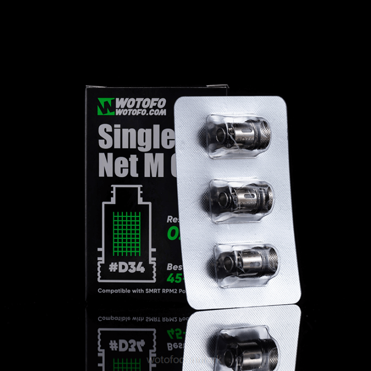 Wotofo SMRT rpm2 pod coil d33 clapton mesh 3 stk - Wotofo e-cigarette 880BD383