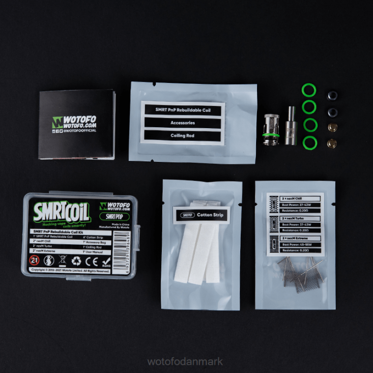 Wotofo SMRT genopbyggeligt spolesæt smrt rpm sæt - Wotofo e-cigarette 880BD343