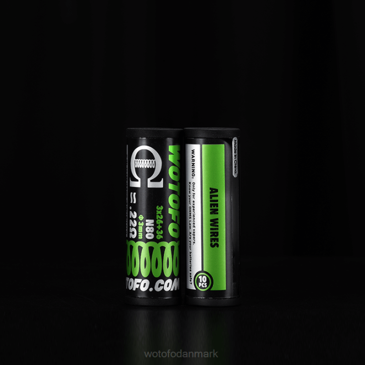 Wotofo præbyggede spoler alien ledning 0,22 ohm 10 stk - Wotofo disposable vape 880BD329