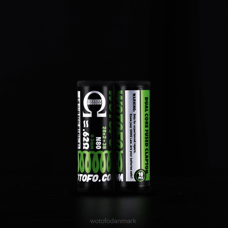 Wotofo præbyggede spoler dual core fused clapton 0,62 ohm 10 stk - Wotofo vape pods 880BD327