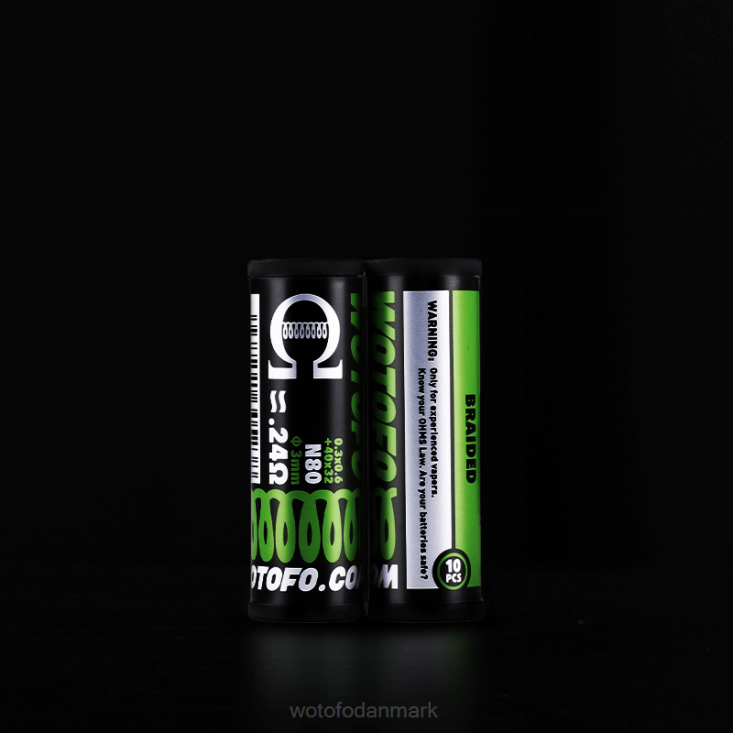 Wotofo præbyggede spoler dual core fused clapton 0,90 ohm 10 stk - Wotofo shop 880BD326