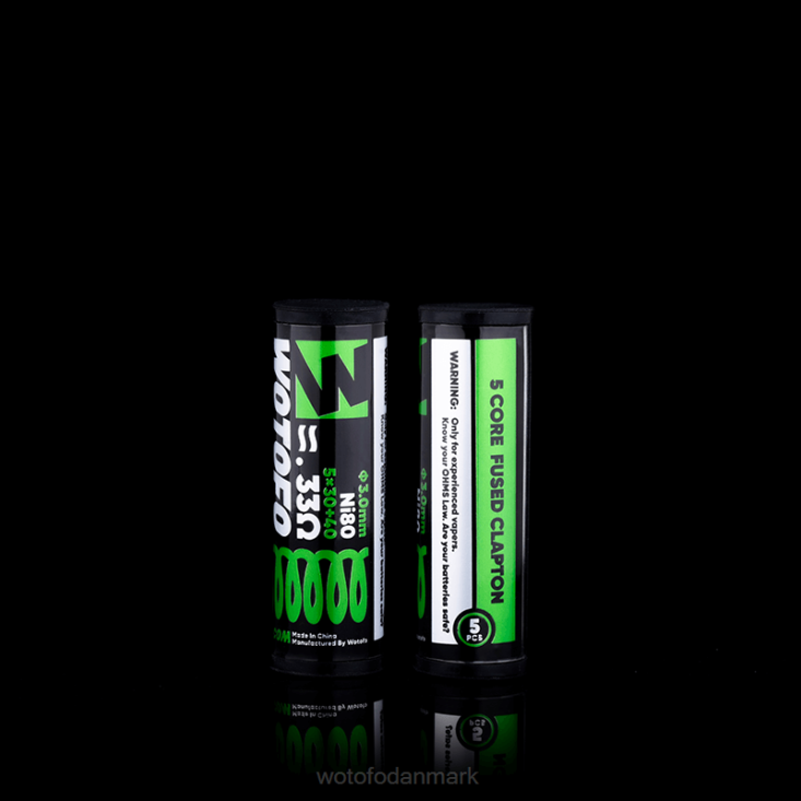 Wotofo præbyggede spoler dual core fused clapton 0,90 ohm 10 stk - Wotofo shop 880BD326