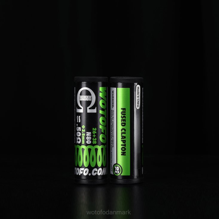 Wotofo præbyggede spoler dual core fused clapton 0,90 ohm 10 stk - Wotofo shop 880BD326