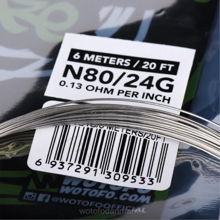 Wotofo præbygget trådspole ni80 konkurrence wire - 24g - Wotofo vape flavours 880BD361