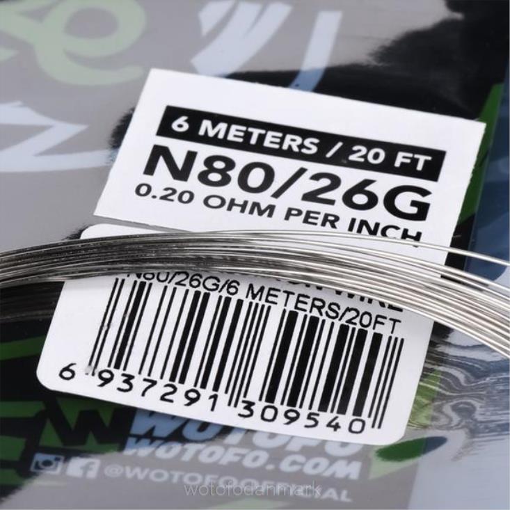 Wotofo præbygget trådspole ni80 konkurrence wire - 26g - Wotofo København 880BD362